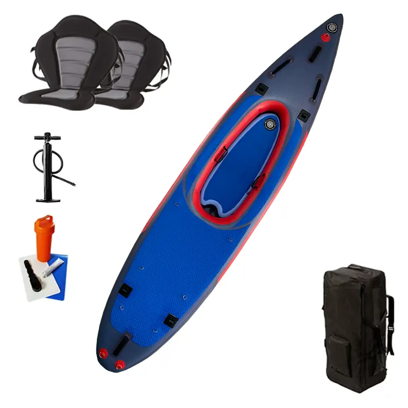Kayak de pêche gonflable, nouveau Style, Portable, détachable, 1 personne, à vendre