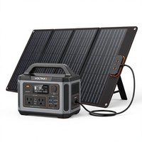 Station d'alimentation portable au lithium-ion 1000W avec kit de panneaux solaires MPPT