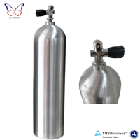 Cilindro de Buceo de Aluminio sin Costuras con Certificación DOT/TPED de Fábrica ZX, S80 S63 S53, Personalización ODM OEM Disponible