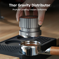Distributeur de café auto-nivelant ZeroHero 58 mm, outil de distribution en acier inoxydable à profondeur réglable