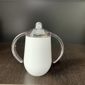 Tazza Sippy per bambini rivestita a sublimazione a forma di uovo tazza Sippy per bambini isolata sottovuoto 8oz tazza Sippy per bambini per bevande calde e fredde - Product Image 2