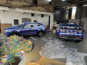 Otomotiv çarpışma testi kullanılan şişme yaşam boyutu jenerik küçük araba modelleri - Product Image 5
