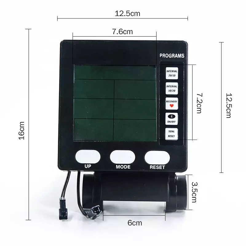 Monitor Per Vogatore Magnetico - Display Elettronico Con Tempo, Distanza, Calorie E Frequenza Cardiaca - Foto 9