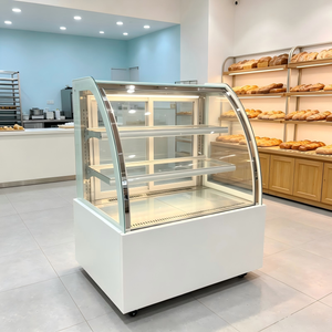 Energy Efficient Compressor Cooling Commercial Cake Display <b>Refrigerator</b> with Adjustable Shelves for Cake Shop Use - Product Image 1