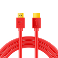 Cable HDMI de Alta Definición 8K para Conexión de TV y PC con Cobre Libre de Oxígeno