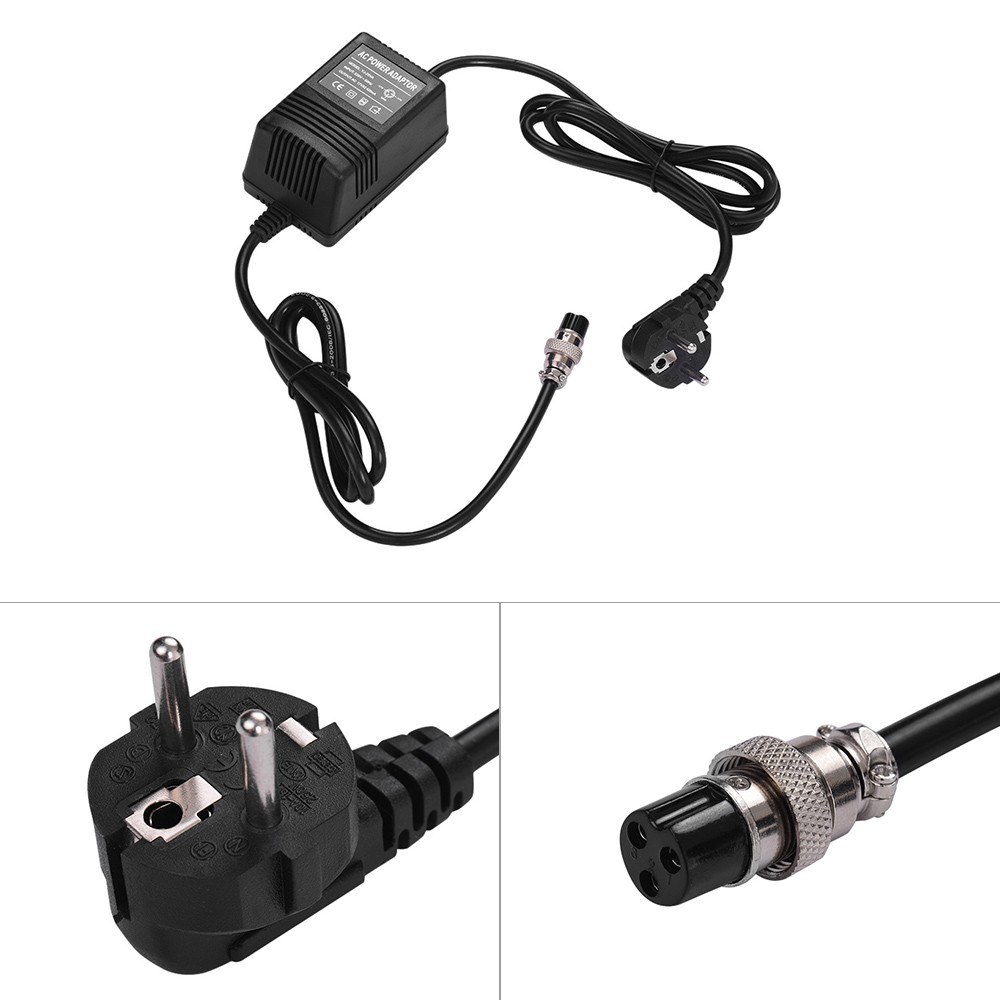 17V420mAミキシングコンソールミキサー電源ACアダプター3ピン