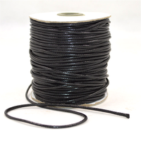 Benang Tali Polyester Berlapis Lilin 1mm untuk Pembuatan Perhiasan, Kerajinan DIY, dan Gelang Makrame