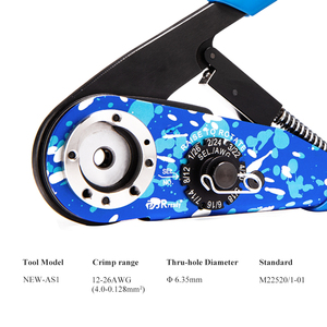 JRready NEW-AS1 <span class=keywords><strong>ASF1</strong></span> M22520/1-01 Pinzas TH M22520/1-02 Cabeza de Torreta Conector MIL-DTL-26482 Contacto M39029/32-259 - Product Image 4