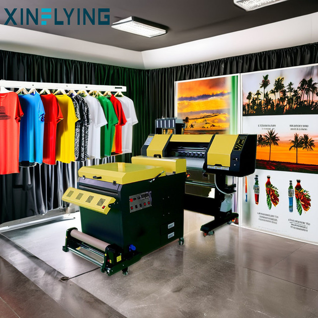 USA Local After-Sales Service A1 DTF Printer 60CM I3200 Head and Shaker Factory Price 24inch DTF T-shirt Printing Machine