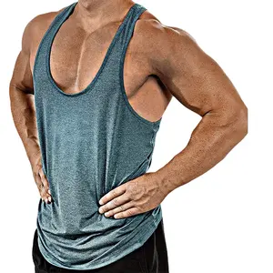Gran oferta de verano Fitness de secado rápido deportes gimnasio camiseta sin mangas hombres chaleco culturismo músculo entrenamiento atlético Stringer hombres camisetas sin mangas