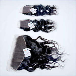 Extensiones de Cabello Indio Virgen de Primera Calidad, Cabello Brasileño y Peruano con Frontal HD, Extensiones de Cabello Humano de Templo Indio - Product Image 4