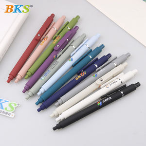 Simple Morandi siswa kustom Gel pena inspirasi pesan pena Logo kantor sekolah hadiah perlengkapan untuk promosi - Product Image 3