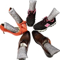 Absorbeur d'humidité en charbon de bambou écologique personnalisé avec logo, pour usage domestique, élimine la transpiration des chaussures et rafraîchit l'air