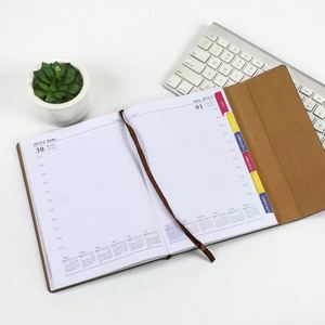 Promotion Journal 2026 Calendar Business Office Notebook A5 Hardcover <b>Magnetic</b> Three-Fold - Product Image 2