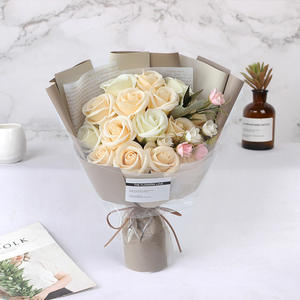 Tanabata Rose Bouquet <b>Gift</b> <b>Box</b> Valentine's Day Mother's Day <b>Gift</b> Soap Rose <b>Gift</b> <b>Box</b> Simulation Soap Flower Finished Product - Product Image 1