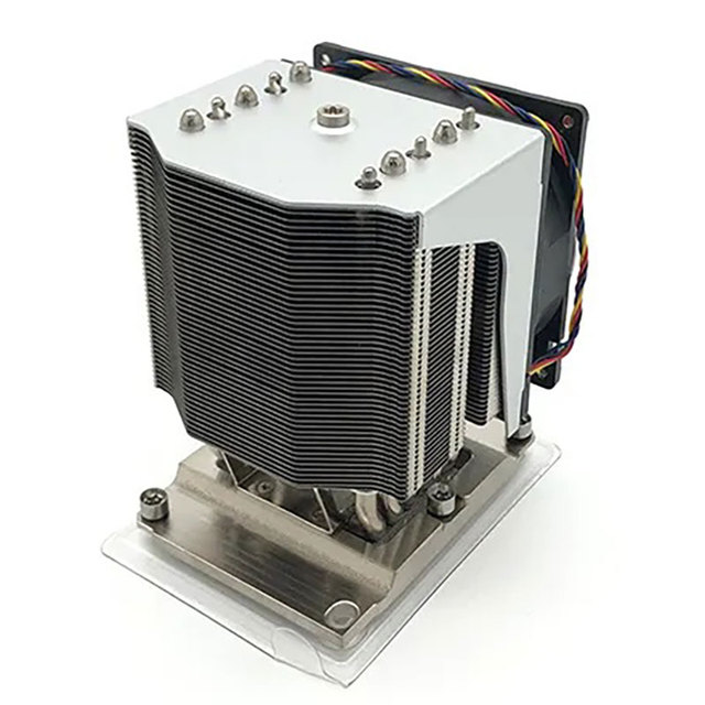 205w 4u Server 4 Heat Pipe Passive CPU Radiator Aluminum Fin Copper Bottom Platform Universal cpu cooler SU1UR81