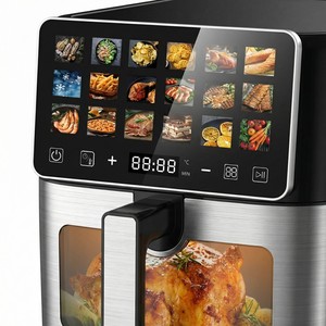 Nuova Friggitrice ad Aria Digitale in Acciaio Inox da 12L, Facile da Usare, con Schermo Touch Elettronico, 1700W, Protezione dal Surriscaldamento - Product Image 4