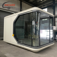 WECARE 5.5*3.3*2.4m capsule maison espace commercial capsule lit maison capsule espace capsule mobile home