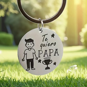 Portachiavi Spagnolo 'Guida con Sicurezza' per Uomini, Regalo per Nuovi Conducenti, Regalo per Papà Camionista/Fidanzato, Regalo per la Festa del Papà, Regalo per Marito - Product Image 3