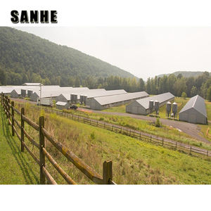 Structure en acier préfabriqués bâtiment de ferme de volaille hangar de poulet poulailler conception - Product Image 5