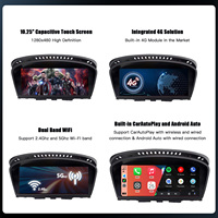 Carabc Android Système Sans Fil Carplay Android Auto Écran Tactile pour BMW CCC E60 E70 E71 E87 E90 1 3 5 Série X5 X6