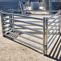 Panneaux de clôture pour bétail galvanisés à chaud, enclos portables pour animaux, portails de ferme en acier pour bovins, chevaux, moutons