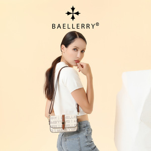 Baellerry Women's Crossbody Bag Horizontal <b>Square</b> Magnetic Buckle Vintage Style Shoulder Bag For Everyday Use - Product Image 3