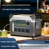 Station d'alimentation portable 3000W, générateur solaire LiFePO4, 220V, camping, secours d'urgence, charge rapide, stockage d'énergie, alimentation