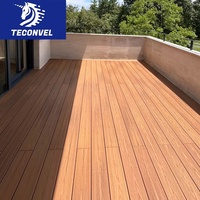 Vente chaude de dalles de terrasse en composite extrudé co-extrudé pour jardin extérieur, imperméable, moderne