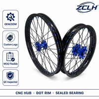 Set Roda ZCLH YY001 untuk Sur Ron Light Bee X 2019-2026, Roda Depan 1.6*19, Roda Belakang 1.85*16, Set Velg untuk Sepeda Motor Listrik