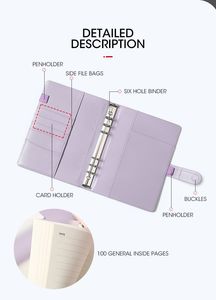 <span class=keywords><strong>6</strong></span> кольцевая папка из искусственной кожи - Product Image 6