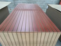Panneaux HDF, MDF mélaminé, MDF/HDF rainuré pour meubles, panneaux de fibres 15mm 16mm 18mm