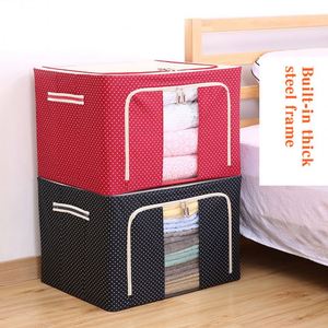 Boîte de rangement en tissu Oxford pliable pour couettes, sac de rangement pour vêtements de garde-robe, boîte organisatrice de vêtements et couettes pour la maison, vente en gros - Product Image 6