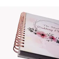 Cuaderno con espiral A4, planificador de boda con impresión personalizada