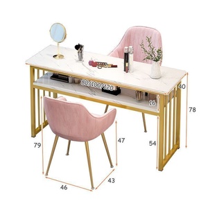 Meubles de <span class=keywords><strong>salon</strong></span> de luxe légers en promotion : Tables de manucure avec tiroirs pour <span class=keywords><strong>salon</strong></span> de beauté et nail art - Product Image 4