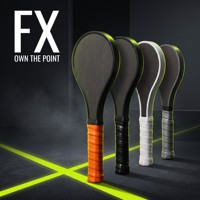 Raquette de pickleball professionnelle en fibre de carbone FX avec une épaisseur de 16 mm et une surface texturée pour l'entraînement et les tournois