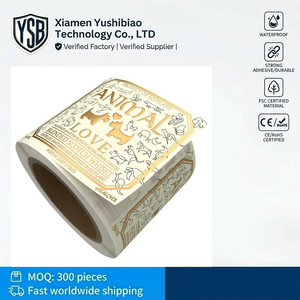 Étiquettes de spiritueux YSB haut de gamme en papier synthétique texturé, holographiques, durables, avec estampage à chaud en feuille d'or et vernis sélectif UV pour vin et <span class=keywords><strong>whisky</strong></span> - Product Image 1