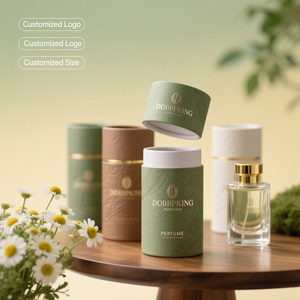 Thiết Kế Mới 50Ml 100Ml Nước Hoa Chai Thủy Tinh Bao Bì Bảo Vệ Phân Hủy Sinh Học Hình Trụ Nước Hoa Ống Hộp Với Bọt Chèn - Product Image 2