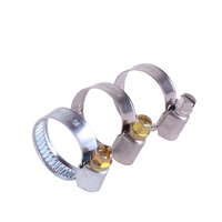 Colliers de serrage à vis sans fin en acier inoxydable direct d'usine Colliers de serrage hydrauliques Système de mesure métrique en pouces Raccord de tuyau en métal