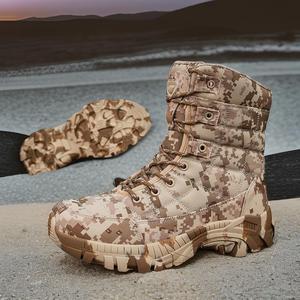 <span class=keywords><strong>Botas</strong></span> Tácticas de Combate para Hombre, Venta Directa de Fábrica, <span class=keywords><strong>Botas</strong></span> de Senderismo y Trekking, Camuflaje, Punta Redonda, Tela Oxford, Caña Alta - Product Image 4