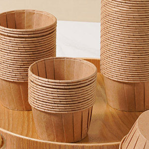 Nouvelles barquettes en papier biodégradables et écologiques à paroi simple, de qualité alimentaire, <span class=keywords><strong>pour</strong></span> tartelettes au <span class=keywords><strong>chocolat</strong></span>, résistantes à l'huile, <span class=keywords><strong>pour</strong></span> la cuisson - Product Image 5