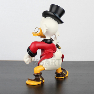 McDuck vieux <span class=keywords><strong>Pirate</strong></span> de Donald canard Statue dessin animé résine canard Sculpture résine artisanat cadeau décoration de la maison - Product Image 3