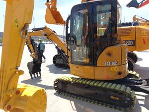 Excavatrice hydraulique d'occasion Cat 303.5e2, mini-excavatrice avec un poids opérationnel de 3,5 tonnes, dotée de composants de pompe de moteur principaux - Product Image 6