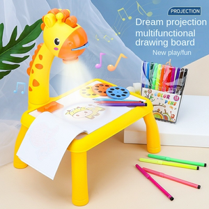 Hot Selling Kids Leren Speelgoed Projectie Tafel Tekentafel Bord Met Licht & Muziek - Product Image 2