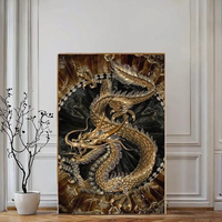 Peintures d'animaux personnalisées faites à la main, impression numérique, toile encadrée, décoration murale personnalisée pour la maison, imperméable, respectueuse de l'environnement