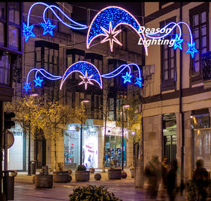 IP65户外新年节日装饰品圣诞城市十字街主题灯巴布勒街头装饰 - Product Image 6