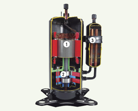 R22 Air Conditioner Compressor Refrigeration Parts Rotary Compressors