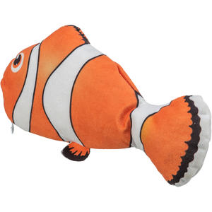 Peluche de poisson corail 26 cm pour animaux de compagnie, jouet en peluche doux pour animaux de compagnie - Product Image 2