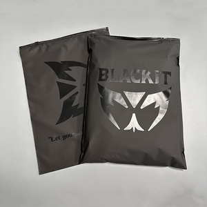 Bolsa <span class=keywords><strong>de</strong></span> embalaje <span class=keywords><strong>de</strong></span> ropa personalizada <span class=keywords><strong>de</strong></span> alta calidad LOGO <span class=keywords><strong>de</strong></span> marca <span class=keywords><strong>Ziploc</strong></span> bolsa esmerilada negra para camiseta bolsa <span class=keywords><strong>de</strong></span> cremallera deslizante <span class=keywords><strong>de</strong></span> plástico para ropa - Product Image 4