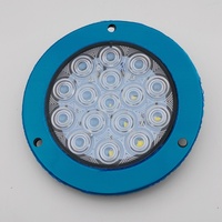 Nouveau produit phare : Feu stop, clignotant et arrière pour camion et remorque, 24 LED, cadre en plastique chromé, 3 broches, 4 pouces, étanche IP67, 12-28V DC, 15W, à brancher